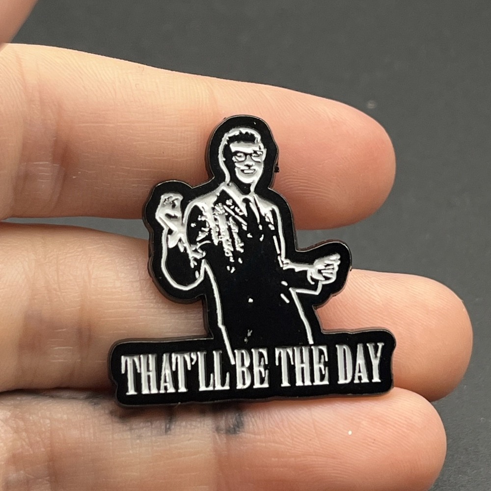 Buddy Holly That'll Be‎ The Day Music Singer Song Lapel Hat Pin
